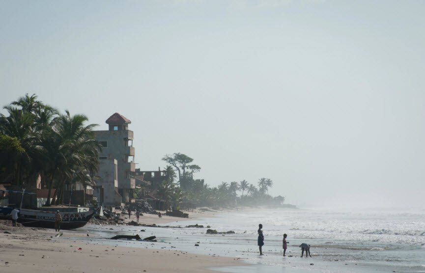 Kokrobite Beach, Near Accra, Greater Accra Region, Ghana